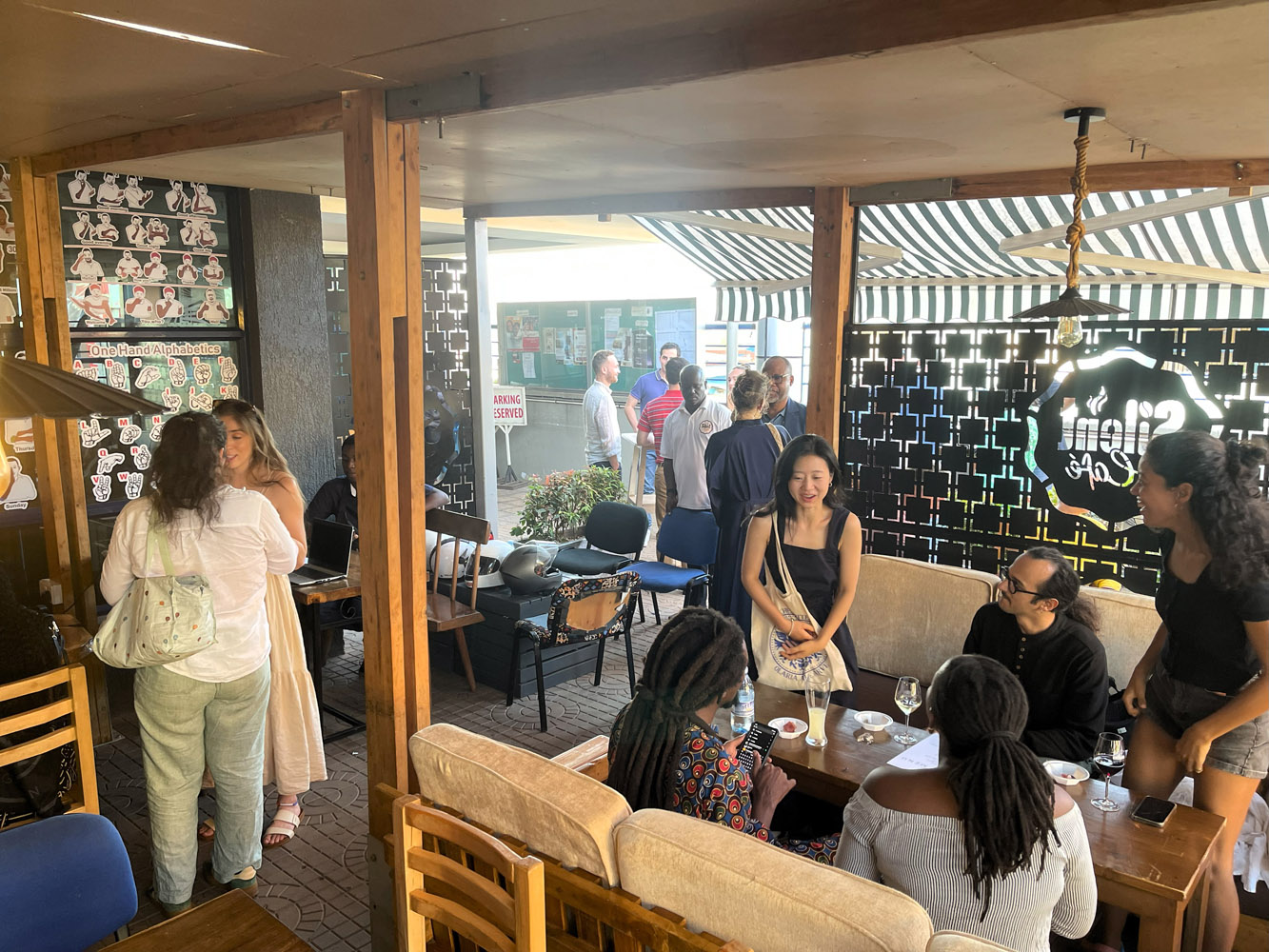 Silent Café ambience showing welcoming atmosphere and inclusive environment