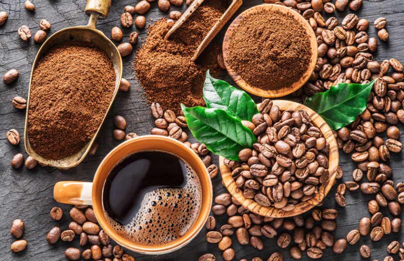 Coffee processing and packaging facility background